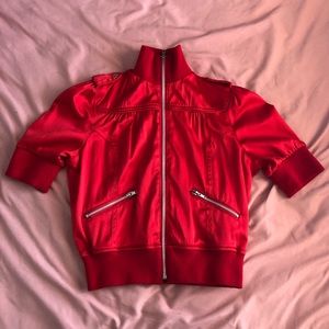 Vintage BOUTIQUE Forever 21 red thriller jacket